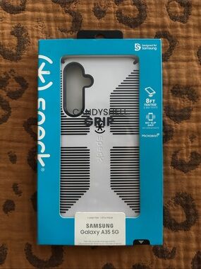 Speck CandyShell Grip Case for Samsung Galaxy A35 5G - White